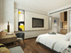 Ceviz Rengi Minimalist Yatak Odası Mobilyası SGS Sertifikası