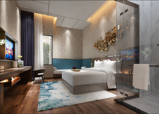 Modern Stil Gerçek Ahşap Yatak Odası Mobilyası Yatak Odası Çay Masası DIA 500 * 550mm
