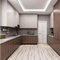 GLM Appartment Komple Mutfak Dolabı Seti ISO14001 Mat Gri Boyasız Üniteler