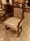 ISO18001 Otel Restoran Mobilyaları Düşük Sırtlı Ahşap Sandalyeler Geri Çekilemez