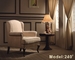 850 * 850 * 900mm Beyaz Otel Odası Kanepe ISO14001 ile Tek Kişilik Kumaş Kanepe